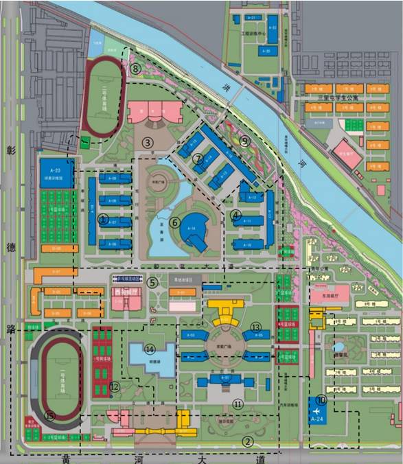 河北建筑工程学院地图图片